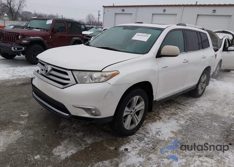 2012 Toyota Highlander Limited V6 from USA, damaged, VIN 5TDDK3EH7CS268915